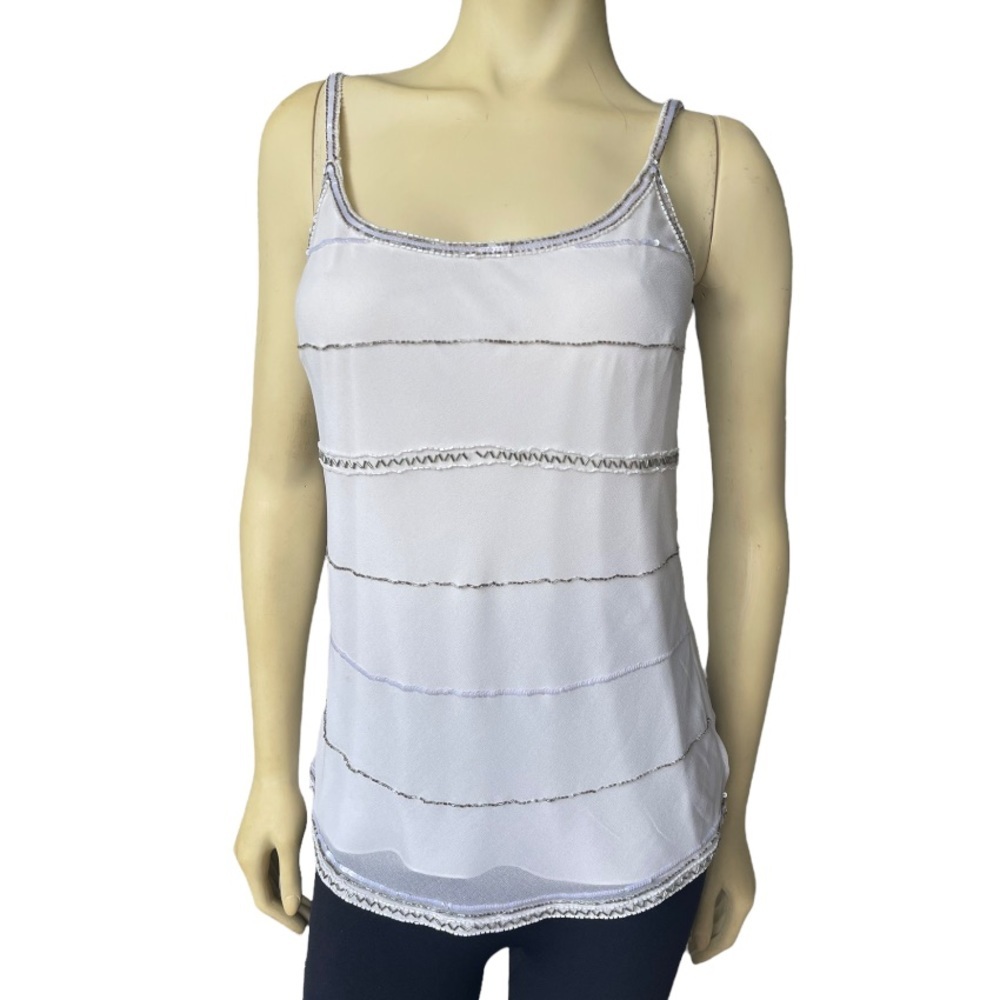 Jkara Women’s Soft Beaded Sequined Top